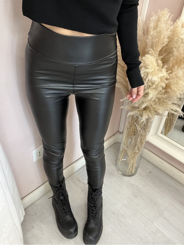 Leggings PELLE neri