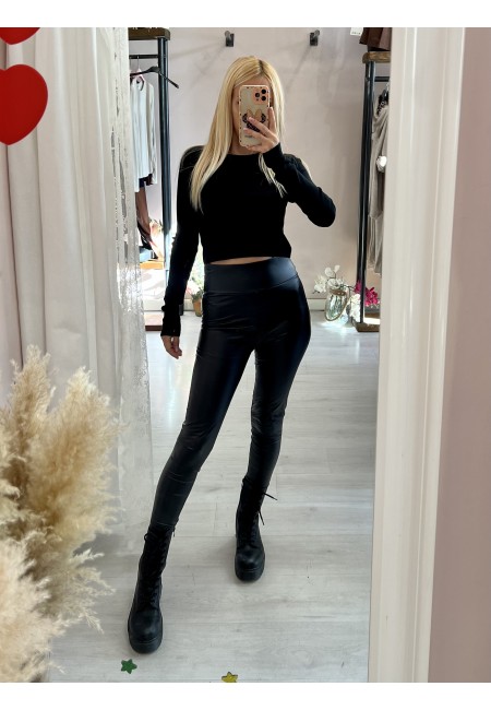 Leggings PELLE neri