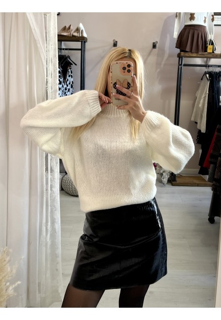 Gonna simil pelle COCCO nera