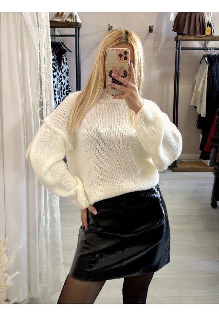 Gonna simil pelle COCCO nera