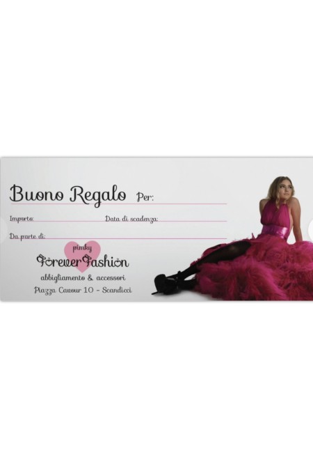GIFT CARD Buono regalo scegli l'importo