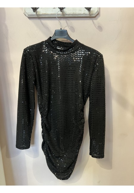 Vestito paiuzze nero nero