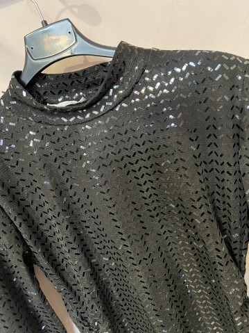 Vestito paiuzze nero nero 2
