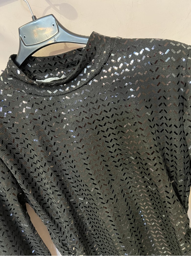 Vestito paiuzze nero nero