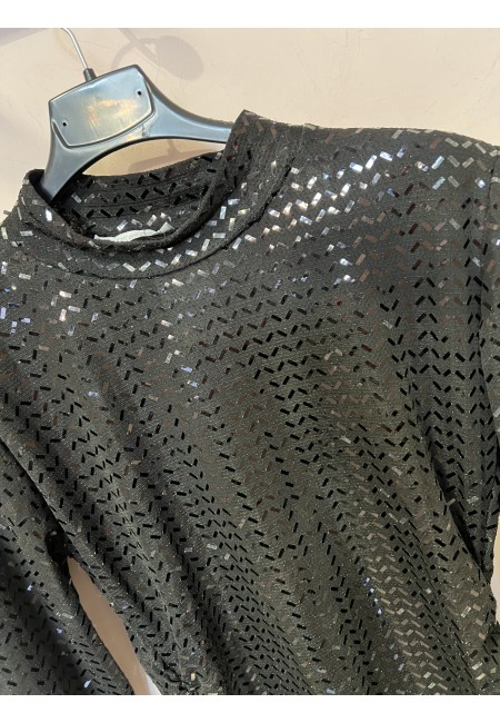 Vestito paiuzze nero nero