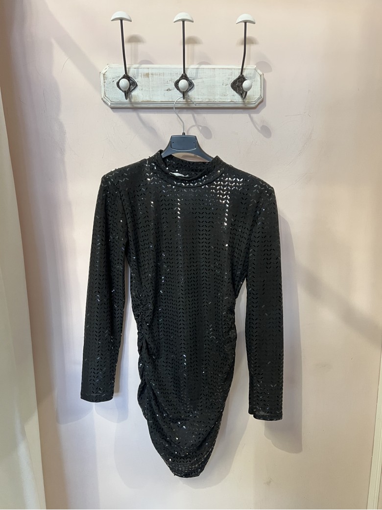 Vestito paiuzze nero nero