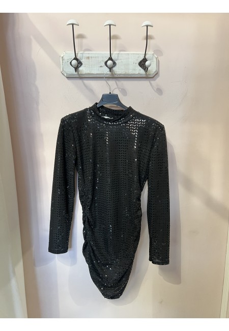 Vestito paiuzze nero nero