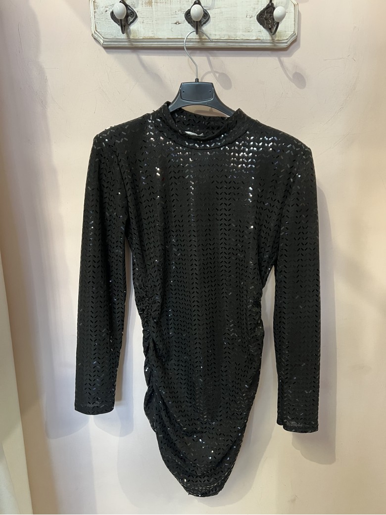 Vestito paiuzze nero nero