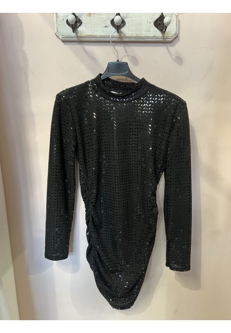 Vestito paiuzze nero nero