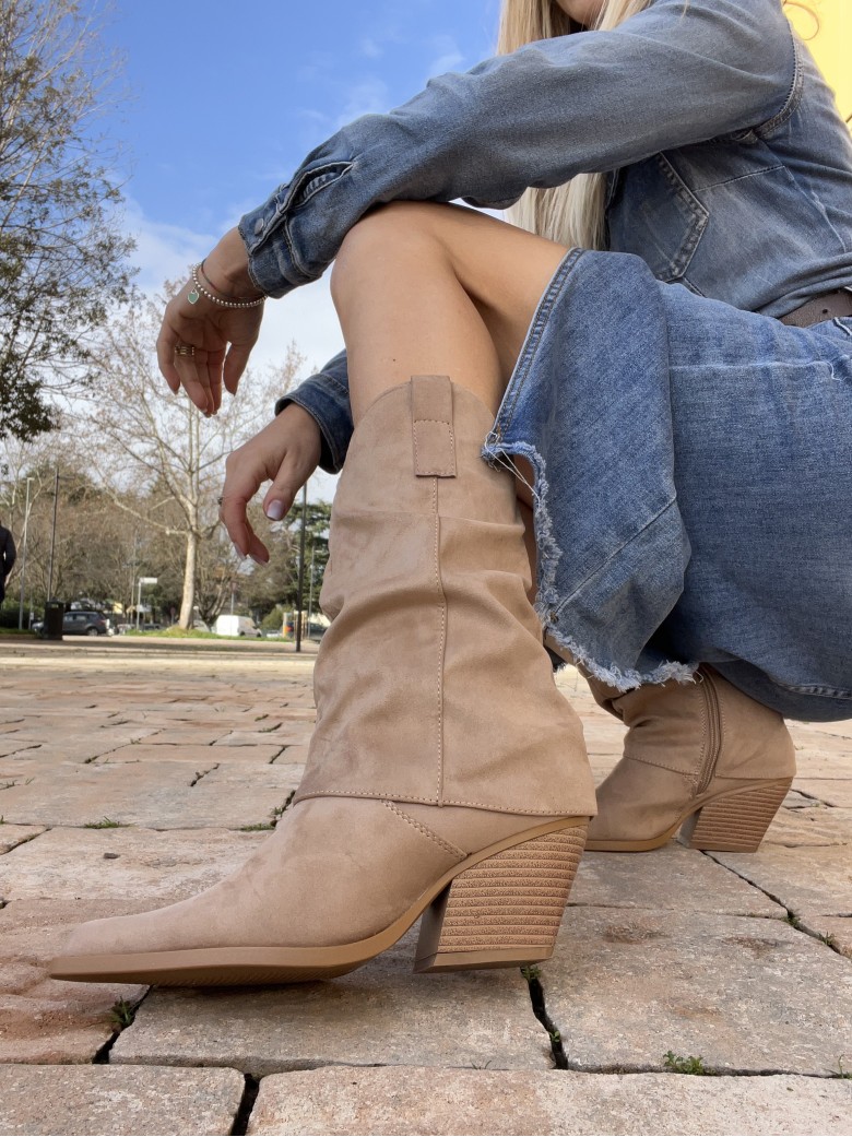 Stivali camperos TEXANI beige