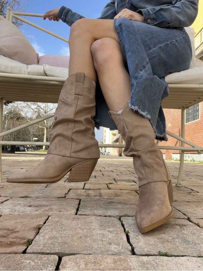 Stivali camperos TEXANI beige