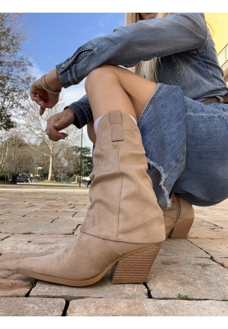 Stivali camperos TEXANI beige