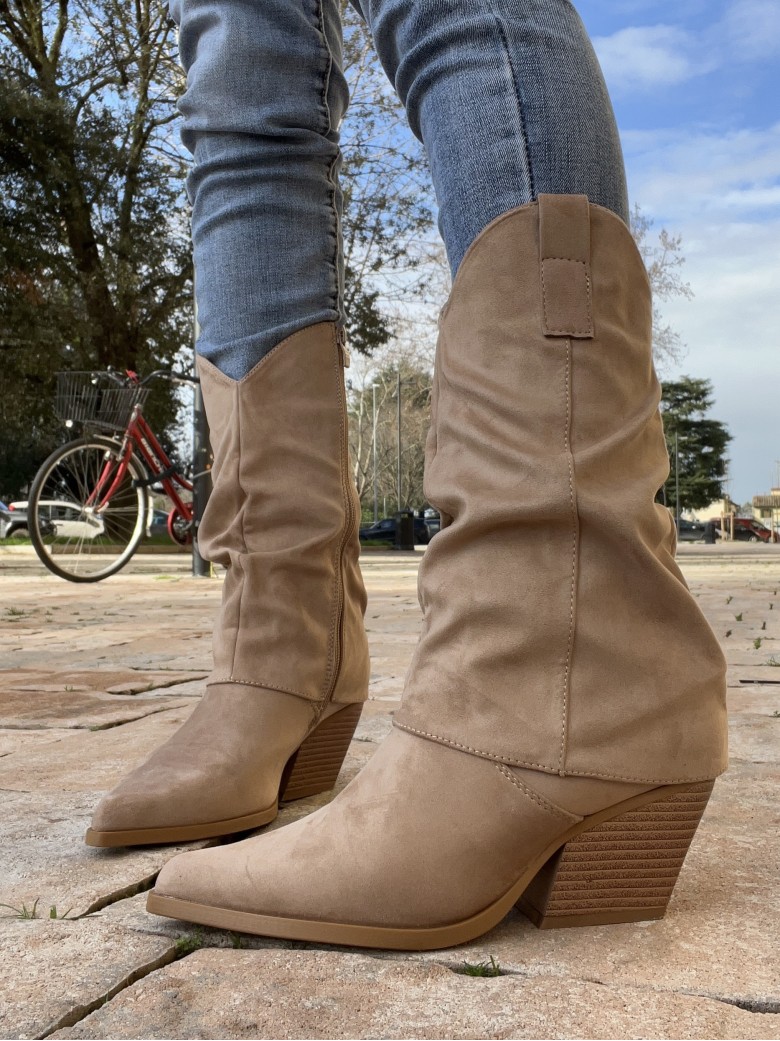 Stivali camperos TEXANI beige