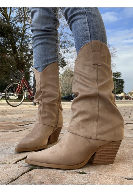 Stivali camperos TEXANI beige