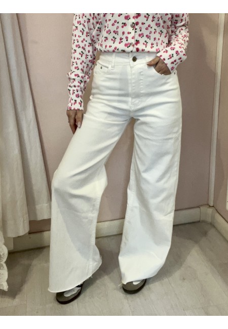 Jeans BIANCHI a palazzo SOFI