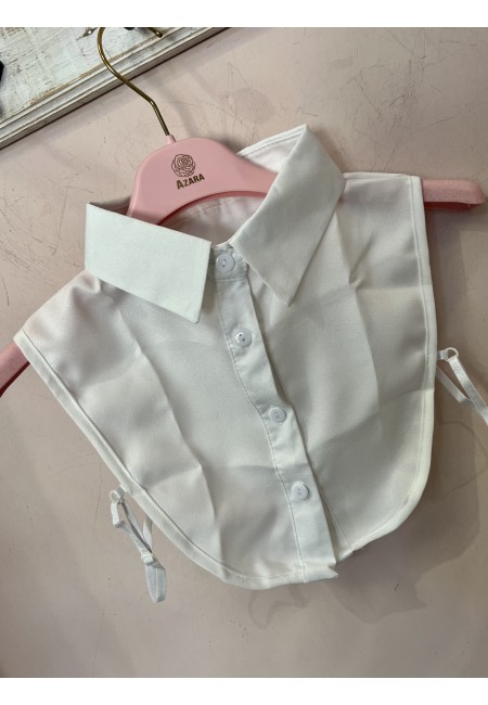 Colletto finta camicia bianco