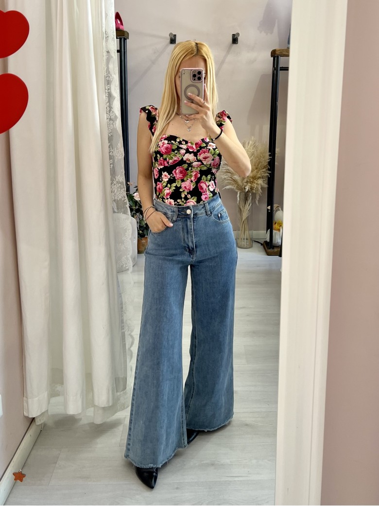 Body corpetto fiorellini