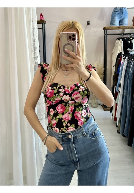 Body corpetto fiorellini