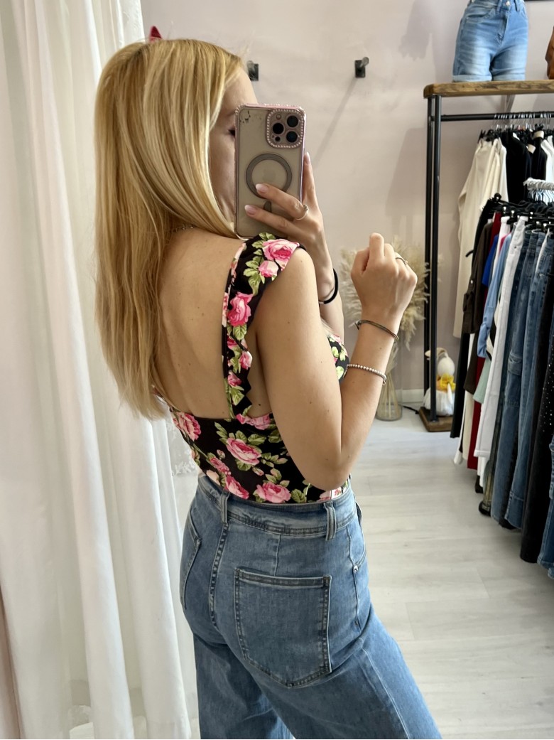 Body corpetto fiorellini