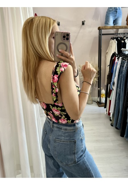 Body corpetto fiorellini