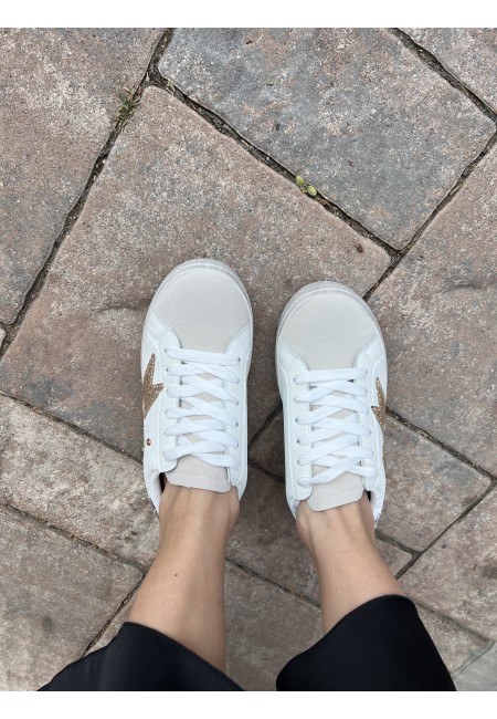 Scarpe sneakers dettagli glitter