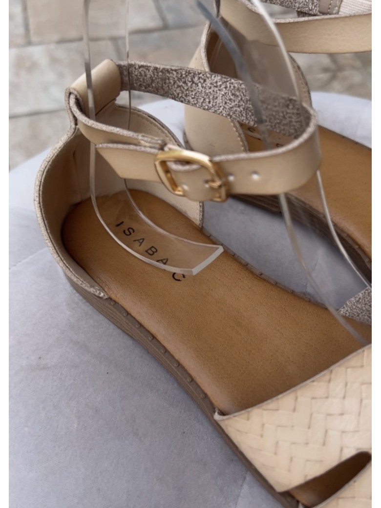 Sandali bassi H beige