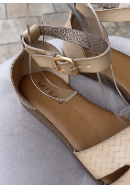 Sandali bassi H beige