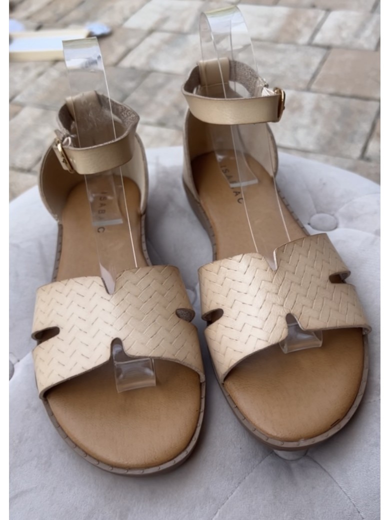 Sandali bassi H beige