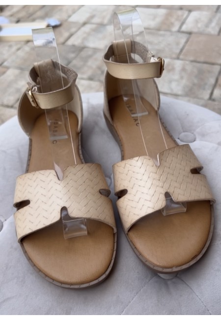 Sandali bassi H beige