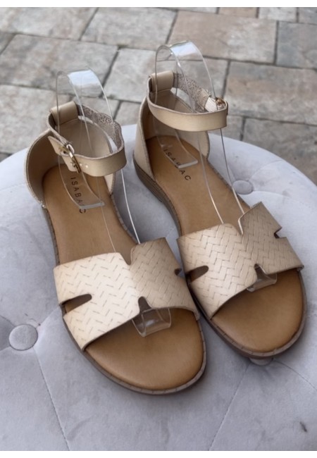 Sandali bassi H beige