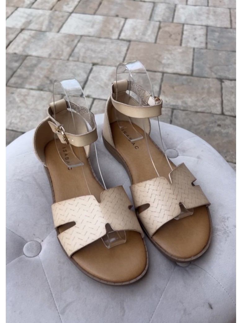 Sandali bassi H beige