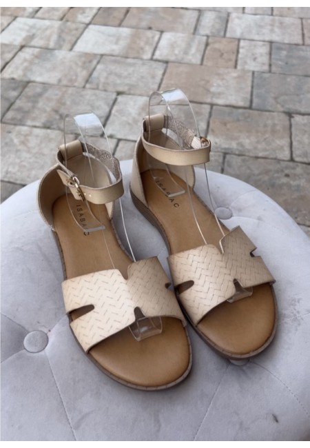 Sandali bassi H beige