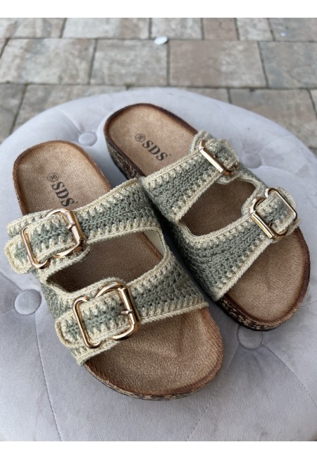 Ciabatte birk all'uncinetto