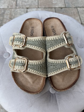 Ciabatte birk all'uncinetto 2