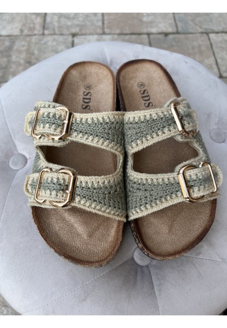 Ciabatte birk all'uncinetto