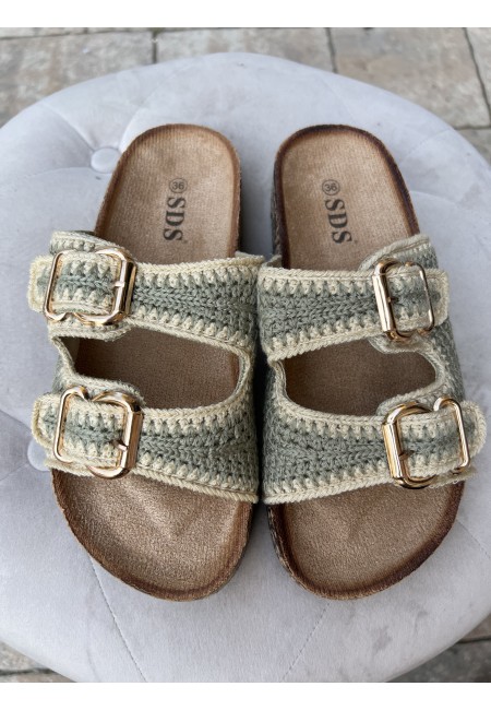 Ciabatte birk all'uncinetto