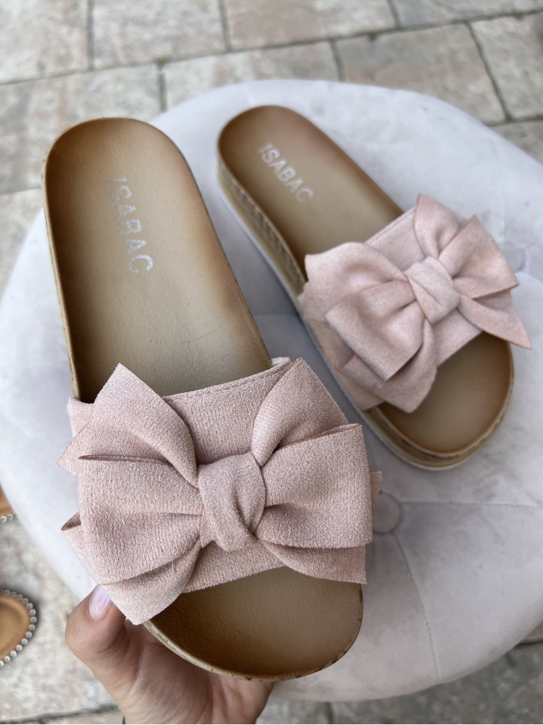 Ciabatte fiocco pink