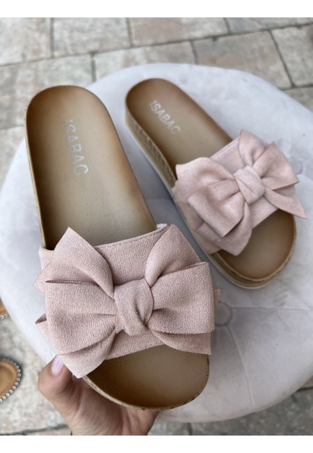 Ciabatte fiocco pink