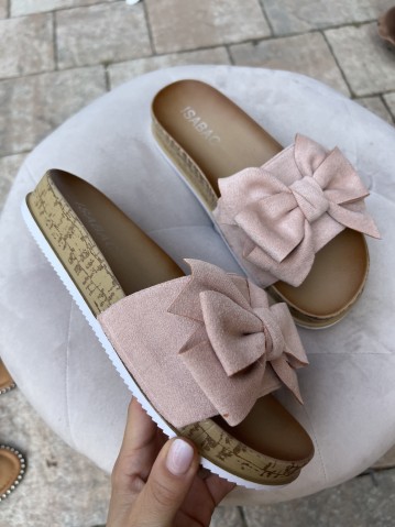 Ciabatte fiocco pink 2