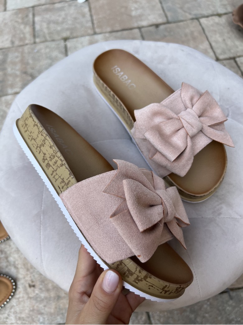 Ciabatte fiocco pink