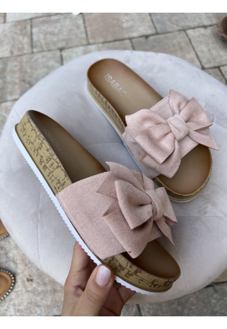 Ciabatte fiocco pink