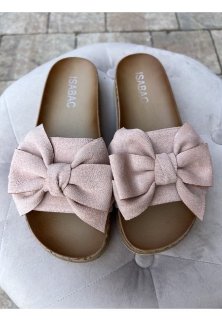 Ciabatte fiocco pink