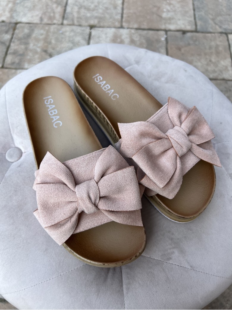 Ciabatte fiocco pink