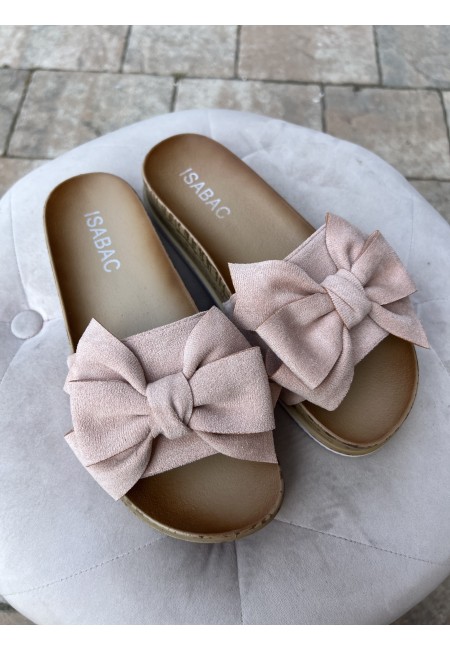 Ciabatte fiocco pink