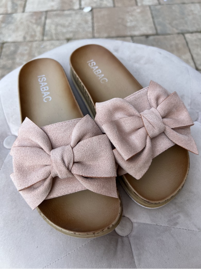 Ciabatte fiocco pink