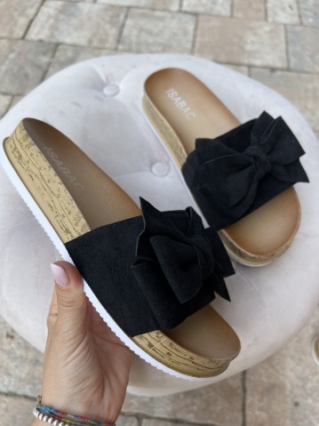 Ciabatte fiocco black