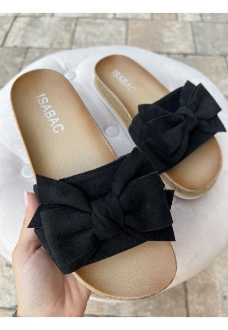 Ciabatte fiocco black