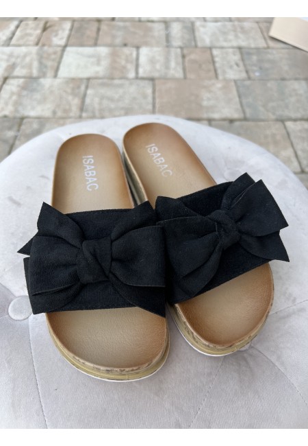 Ciabatte fiocco black