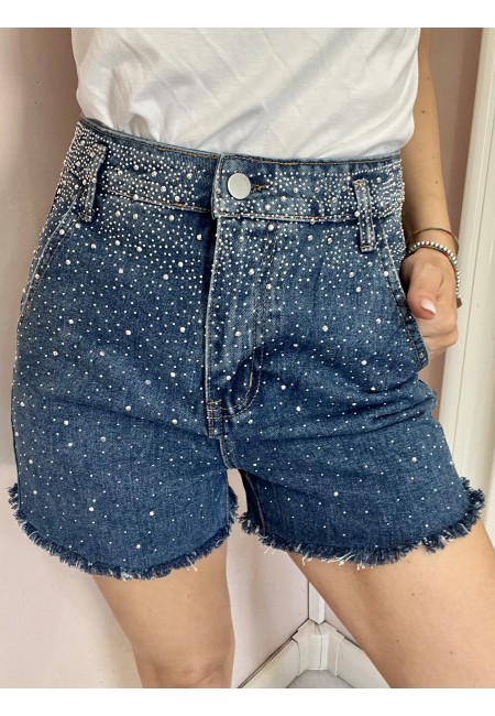 Shorts di jeans STRASS