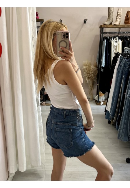 Shorts di jeans STRASS